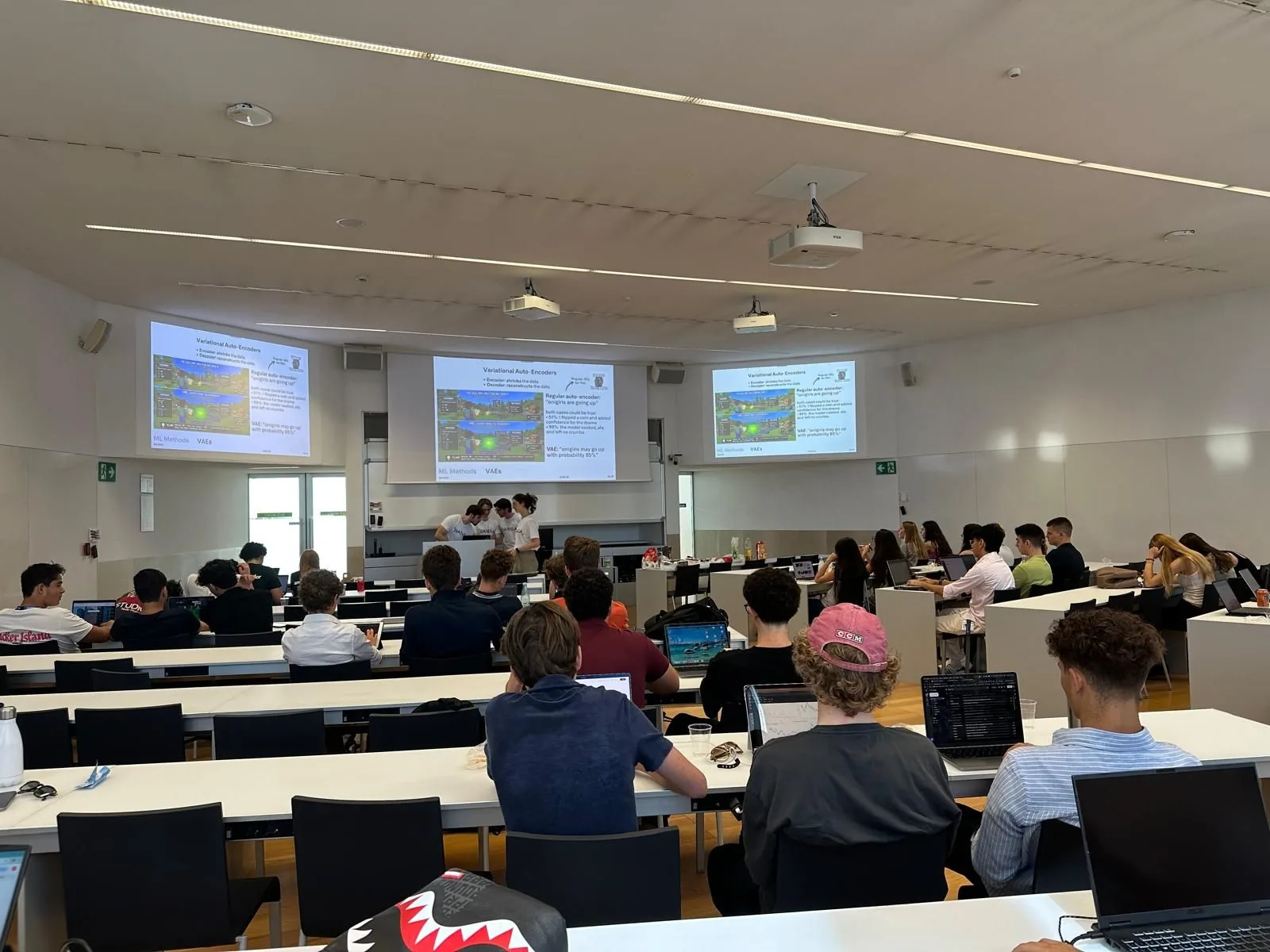 BAINSA members during a classroom session
